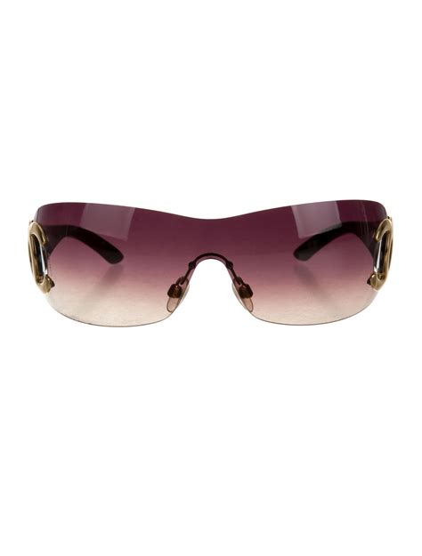 chanel sheind sunglasses|Chanel rimless sunglasses women.